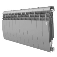 Радиатор Royal Thermo 350 х 12 секций BiLiner Silver Satin биметаллический секционный